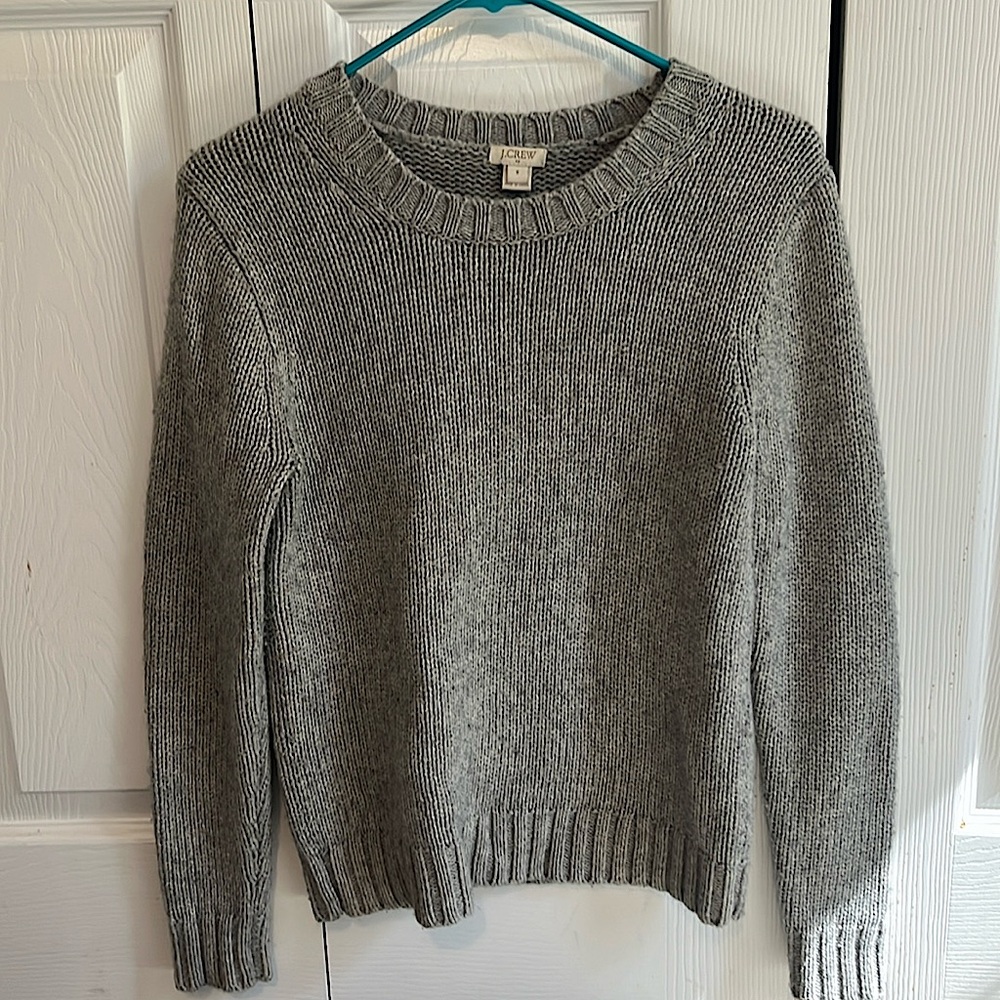 Wool Blend J.Crew Crew Neck Knit Sweater Size Small